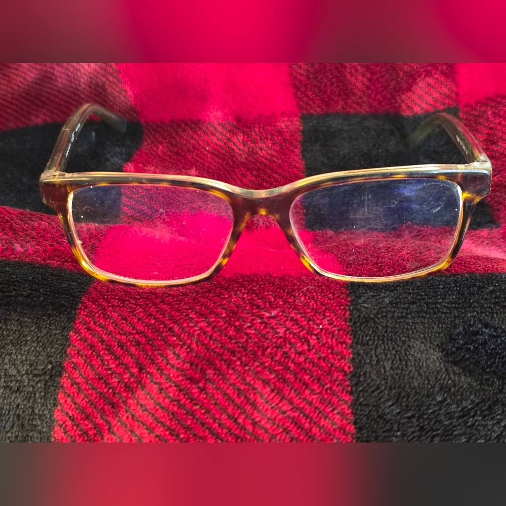 Tory Burch Clear Light Brown Rectangular Eyeglass… - image 3